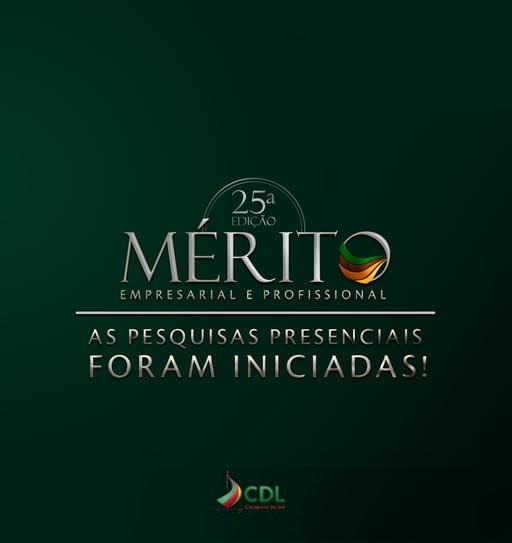 CDL Caçapava do Sul realiza pesquisa que apontará vencedores do Mérito Empresarial e Profissional