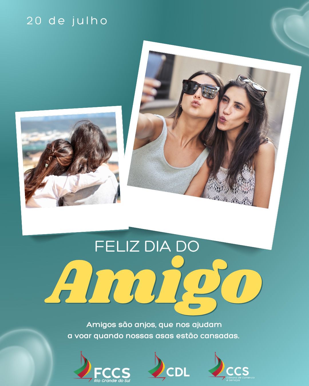 20 de julho – Dia do Amigo