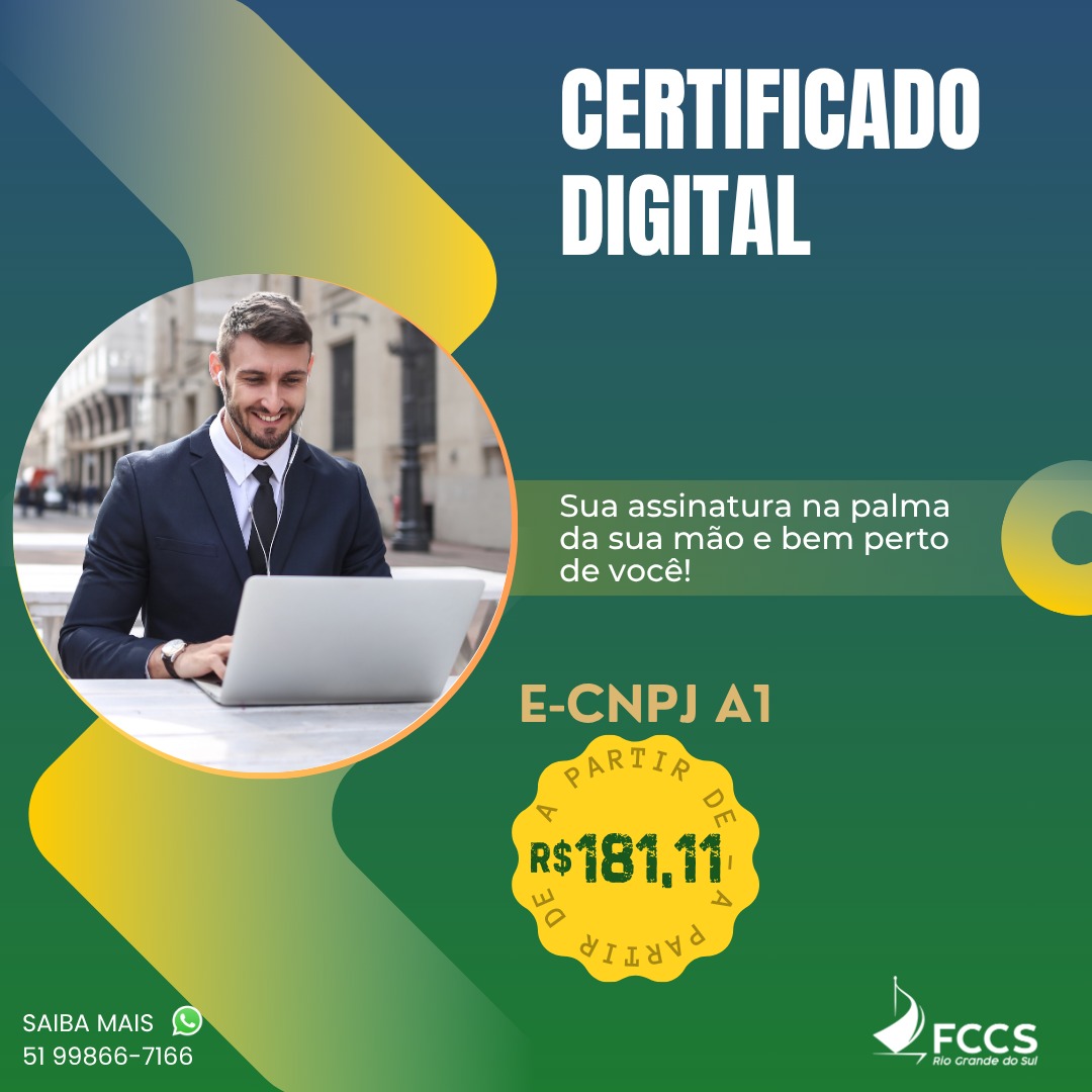 Certificação Digital com qualidade e segurança é na FCCS-RS