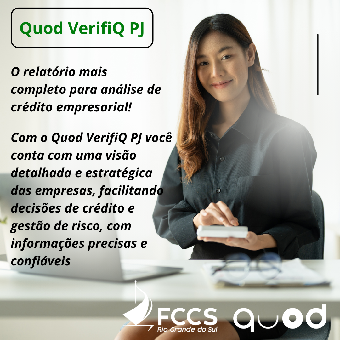 Quod VerifiQ PJ: o relatório mais completo para análise de crédito empresarial