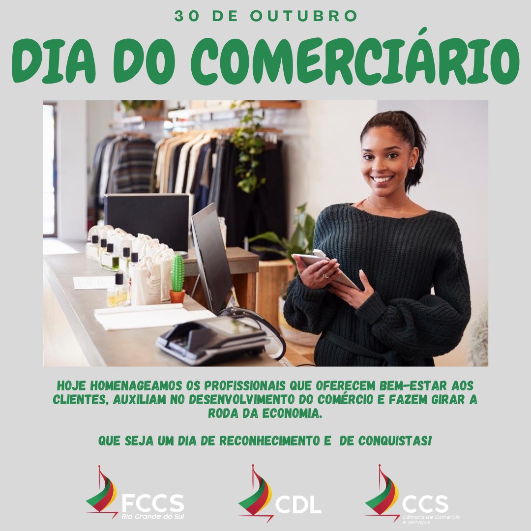 30 de outubro – Dia do Comerciário