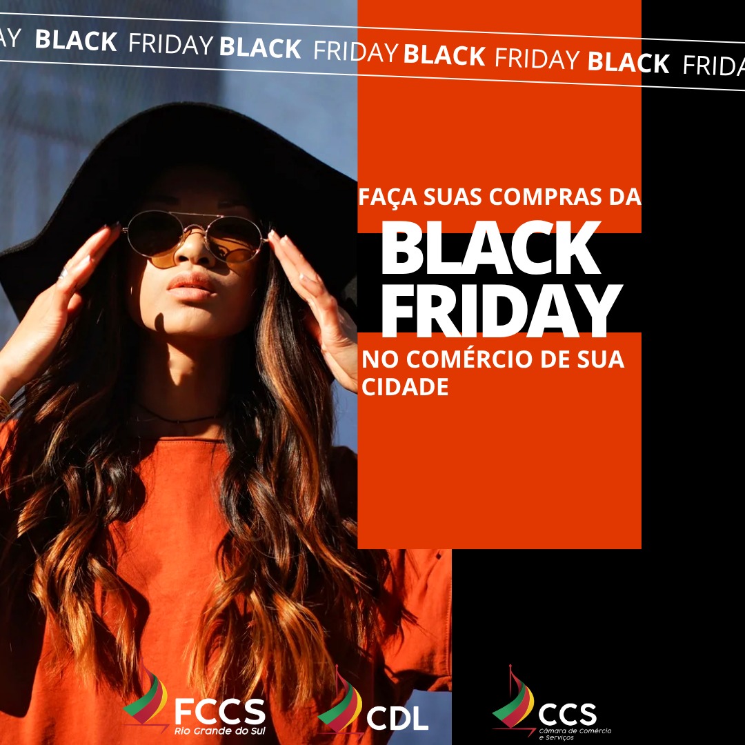 Faça as compras da Black Friday no comércio de sua cidade