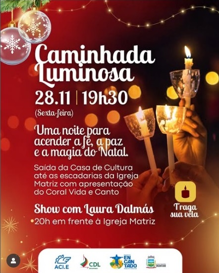 Celebrações marcam o início do Natal mais Encantado 2025 neste final de semana