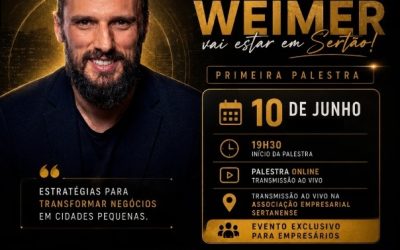 AES promove palestra com o especialista em desenvolvimento econômico, Alexandre Weimer